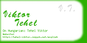 viktor tehel business card